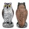 Realistic Owl Decoy Protect Garden Yard Pest Repellent Birds Scarecrow Outdoor